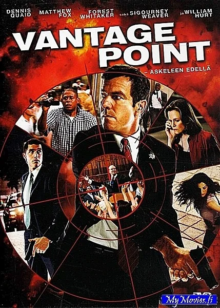 Vantage point - askeleen edellä