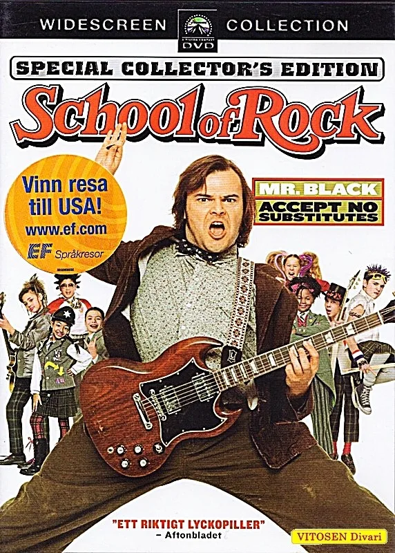 School of Rock - ruotsalainen kansi