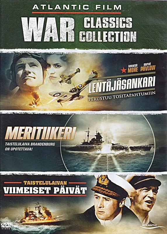 War Classics Collection: Lentäjäsankari / Meritiikeri / Taistelulaivan viimeiset päivät