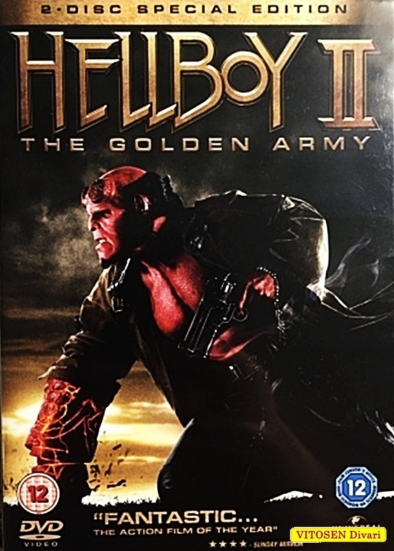 Hellboy 2 - The Golden Army, englantilainen kansi