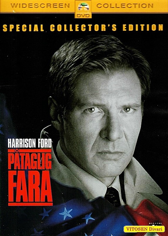 Påtaglig fara - Isku Kolumbiaan, ruotsalainen kansi