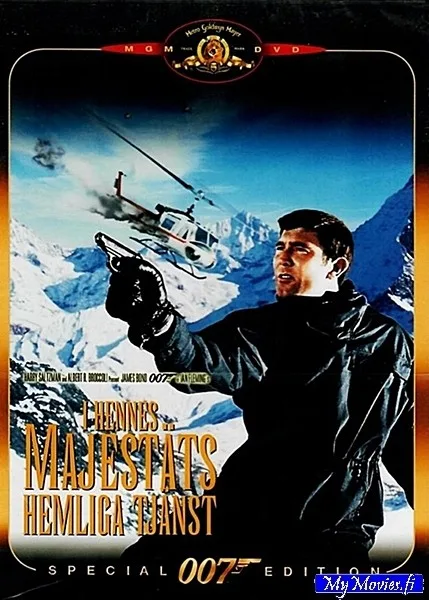 JAMES BOND 007 - I hennes majestäts hemliga tjänst / Hänen majesteettinsa salaisessa palveluksessa, ruotsalainen kansi