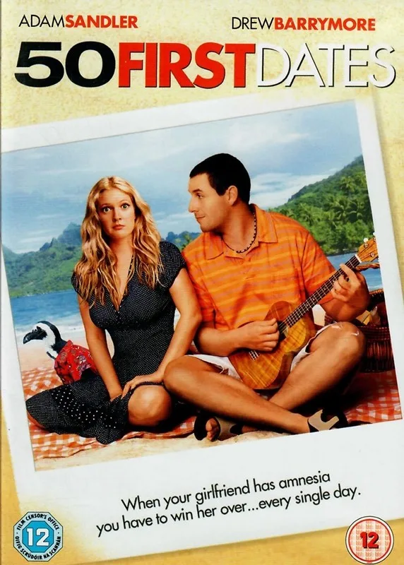 50 First Dates - Aina eka kerta, englantilainen kansi