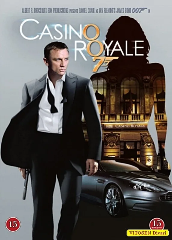 JAMES BOND 007 - Casino Royale, ruotsalainen kansi