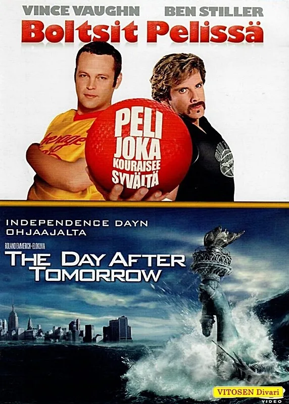 Boltsit pelissä - Dodgeball / The Day After Tomorrow