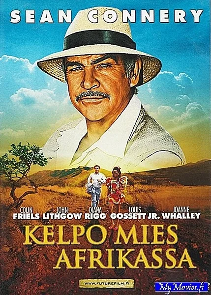 Kelpo mies Afrikassa