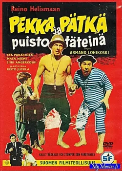 Pekka ja Pätkä puistotäteinä