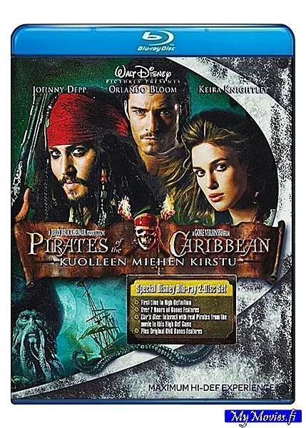 Pirates of the Caribbean - Kuolleen miehen kirstu (Blu-ray)