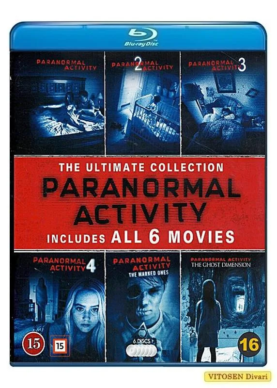 Paranormal Activity - Kaikki 6 elokuvaa