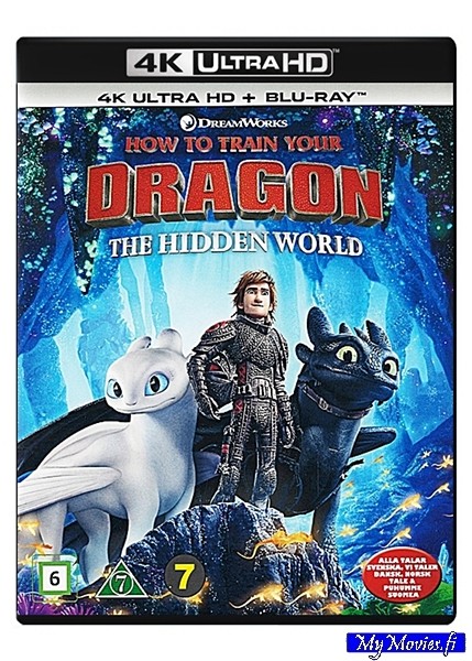 How to Train Your Dragon: The Hidden World / Näin koulutat lohikäärmeesi 3 (4K UHD+Blu-ray)