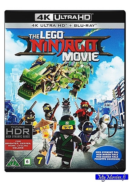 The Lego Ninjago Movie / Lego Ninjago elokuva (4K Ultra HD+Blu-ray)