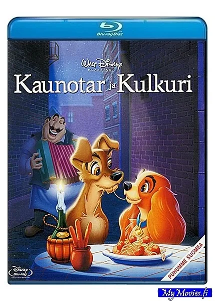 Kaunotar ja Kulkuri ( Disney Klassikko 15. )(Blu-ray)