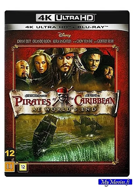 Pirates of the Caribbean: At World’s End / Pirates of the Caribbean: Maailman laidalla (4K UHD+Blu-ray)