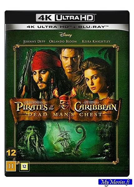 Pirates of the Caribbean: Dead Man’s Chest / Pirates of the Caribbean: Kuolleen miehen kirstu (4K UHD+Blu-ray)