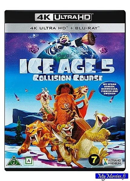Ice Age: Collision Course / Ice Age 5: Törmäyskurssilla (4K UHD+Blu-ray)