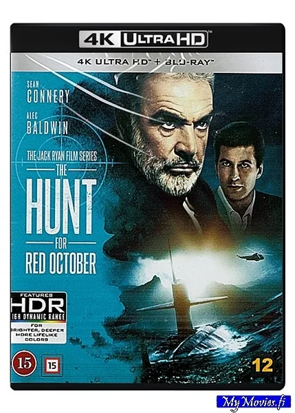 The Hunt for Red October / Punaisen Lokakuun metsästys (4K UHD+Blu-ray)