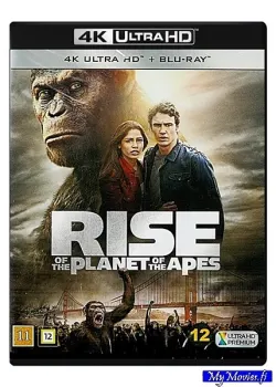 Rise of the Planet of the Apes / Apinoiden planeetan synty (4K UHD+Blu-ray)