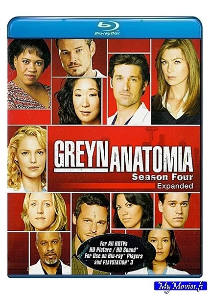 Grey’s Anatomy / Greyn Anatomia - Kausi 04 (Blu-ray)