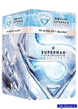 Superman I-IV – 5-Film Collection 1978–1987 (4K Ultra HD + Blu-ray) Limited Steelbook