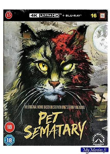 Pet Sematary / Uinu, uinu, lemmikkini (4K Ultra HD+Blu-ray) Limited Edition Steelbook Box