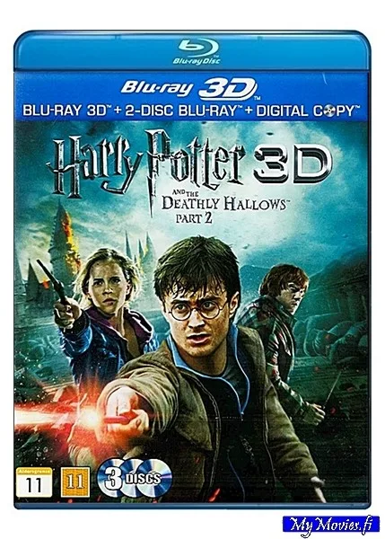 Harry Potter and the Deathly Hallows - Part 2 / Harry Potter ja kuoleman varjelukset, osa 2 (Blu-ray 3D+2-Disc Blu-ray)