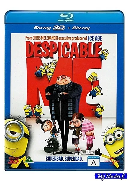 Despicable Me / Itse ilkimys (Blu-ray 3D+Blu-ray)