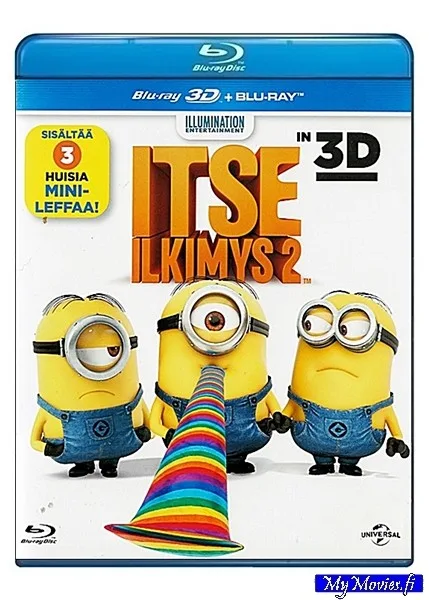 Itse ilkimys 2 (Blu-ray 3D+Blu-ray)