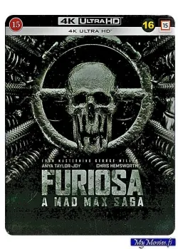 Furiosa A Mad Max Saga - Black and Chrome (4K Ultra HD) Limited Steelbook