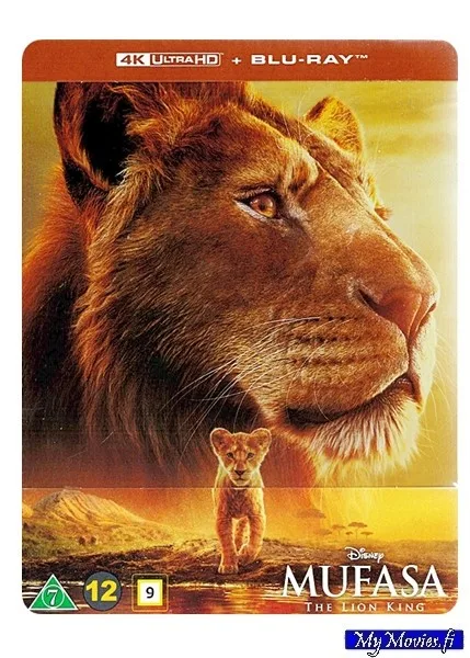 Mufasa: Leijonakuningas (4K Ultra HD+Blu-ray) Limited Edition Steelbook
