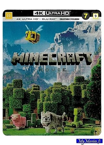 Minecraft-elokuva (4K Ultra HD+Blu-ray) Limited Steelbook