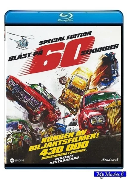 Blåst på 60 sekunder / Puhallettu 60 sekunnissa (Blu-ray)