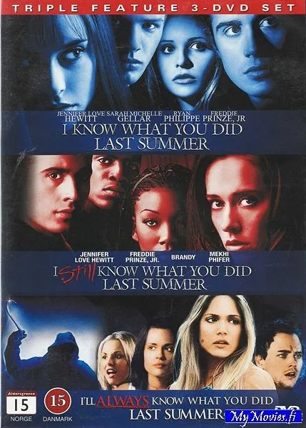 Tiedän mitä teit viime kesänä / I Still Know What You Did Last Summer / I'll Always Know What You Did Last Summer