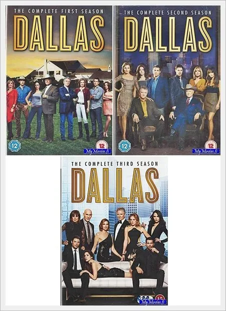 Dallas jatkuu - Kaudet 1- 3 (Koko sarja, kaikki 40 jaksoa)