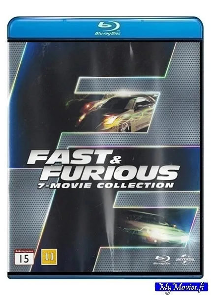 The Fast and the Furious / Hurjapäät - 7 Elokuvan kokoelma