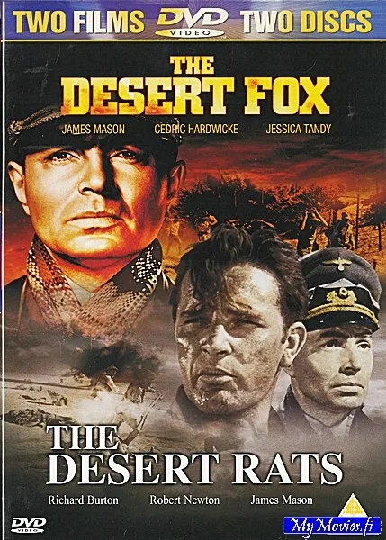 The Desert Fox: The Story of Rommel - The Desert Rats (2 elokuvan DVD)