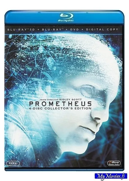 Prometheus kokoelma (Blu-ray 3D + Blu-ray + DVD)
