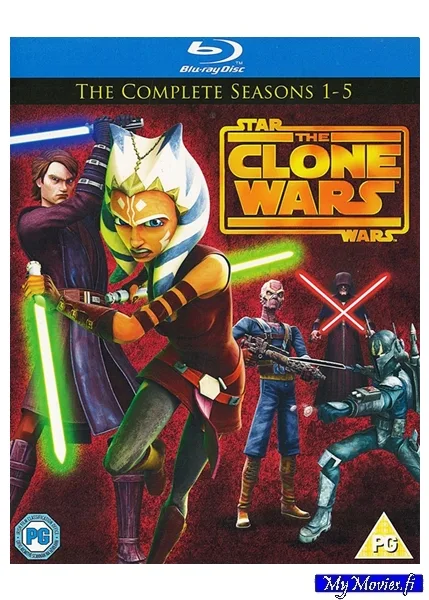 Star Wars: The Clone Wars - Kaudet 1 - 5 (Blu-ray)
