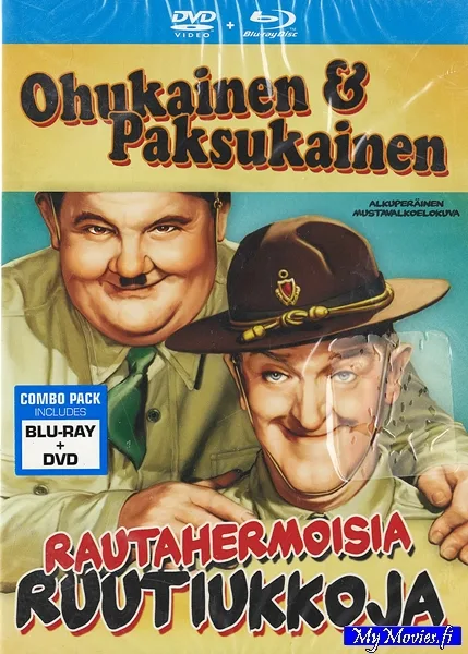 Rautahermoisia ruutiukkoja (Blu-ray + DVD)