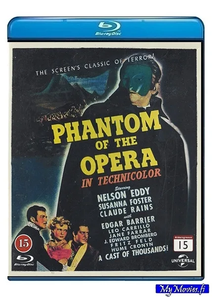 Phantom of the Opera / Suuren oopperan kummitus (Blu-ray)