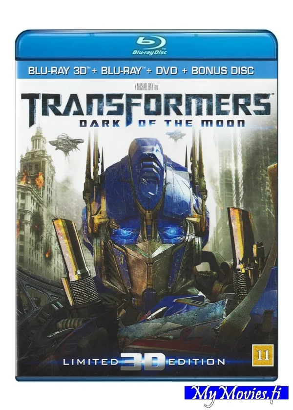 Transformers: Dark of the Moon / Transformers 3: Kuun pimeä puoli (Blu-ray 3D+Blu-ray)