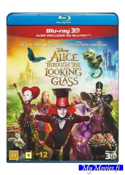 Alice Through the Looking Glass / Liisan seikkailut peilimaailmassa (Blu-ray 3D + Blu-ray)