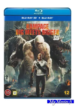 Rampage: Big meets bigger / iso kohtaa isomman (Blu-ray 3D+Blu-ray)